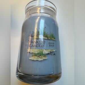 Yankee Candle ORIGINAL Beach Walk NO FLIP-FLOPS on the design RARE UNFINDABLE